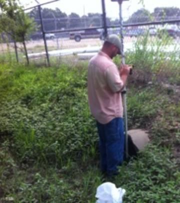 Ward Engineering surveyor at work